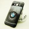 Силиконов калъф / гръб / TPU за Samsung Galaxy J5 J500 - BMW / сиво-черен