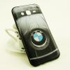 Силиконов калъф / гръб / TPU за Samsung Galaxy J5 J500 - BMW / сиво-черен