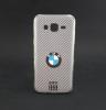 Ултра тънък силиконов калъф / гръб / TPU Ultra Thin за Samsung Galaxy J5 J500 - сив карбон / BMW