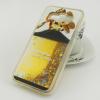 Силиконов калъф / гръб / TPU 3D за Samsung Galaxy J5 J500 - парфюм / златист брокат / звездички