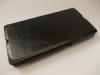 Луксозен кожен калъф Flip тефтер Kaso със стойка за Sony Xperia Z L36h - черен