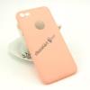 Ултра тънък силиконов калъф / гръб / TPU Ultra Thin за Apple iPhone 6 / iPhone 6S  - светло розов / мат