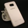 Луксозен твърд гръб със силиконов кант за Samsung Galaxy S7 Edge G935 - бял