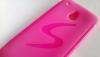 Силиконов гръб / калъф / ТПУ за HTC One Mini M4 - S / розов