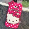 Силиконов калъф / гръб / TPU 3D за Samsung Galaxy S7 G930 - Hello Kitty / розов