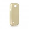 Луксозен силиконов калъф / гръб / TPU MERCURY i-Jelly Case Metallic Finish за LG K3 - златист