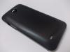 Ултра тънък кожен калъф Flip тефтер за HTC Desire 300 - черен