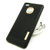 Луксозен силиконов калъф / гръб / TPU за Huawei P9 Lite - черен със златисто / Carbon