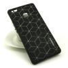 Луксозен силиконов калъф / гръб / TPU MOTOMO за Huawei P9 Lite - черен / кубове