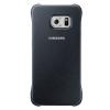 Оригинален кожен гръб Protective Cover / EF-YG925BBE за Samsung Galaxy S6 Edge G925 - син