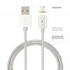 Магнитен USB кабел за iOS (iPhone) - сребрист