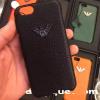 Оригинален кожен гръб за Apple iPhone 7 - Giorgio Armani / черен