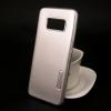 Силиконов калъф / гръб / TPU MOTOMO за Samsung Galaxy S8 Plus G955 - сребрист / релефен 