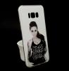 Силиконов калъф / гръб / TPU за Samsung Galaxy S8 Plus G955 - Cool Girl / черно-бял
