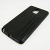 Луксозен силиконов калъф / гръб / TPU SUNIX за Samsung Galaxy Note 4 N910 / Samsung Note 4 - черен / кожа