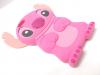 Силиконов калъф / гръб / TPU 3D за Apple iPhone 5 / 5S - Stitch / Стич / розов