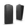 Кожен калъф Flip тефтер Flexi със силиконов гръб за LG V20 - черен