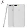 Луксозен твърд гръб BASEUS Slim Case за Apple iPhone 7 Plus / iPhone 8 Plus  - прозрачен