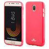 Луксозен силиконов калъф / гръб / TPU Mercury GOOSPERY Jelly Case за Samsung Galaxy J7 2017 J730 - розов
