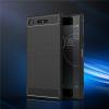 Силиконов калъф / гръб / TPU за Sony Xperia XZ1 Compact - черен / Carbon