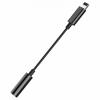 Baseus Преходник за слушалки Apple iPhone 7 / Apple iPhone 7 plus към 3.5mm - черен