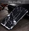 Луксозен силиконов калъф / гръб / TPU X-level Marble за Apple iPhone 7 Plus - черен 