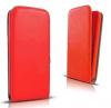 Кожен калъф Flip тефтер Flexi със силиконов гръб за Xiaomi RedMi Note 4 / RedMi Note 4X - червен