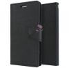 Луксозен кожен калъф Flip тефтер със стойка MERCURY Fancy Diary за Sony Xperia XA1 Ultra - черен