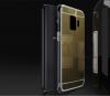 Луксозен силиконов калъф / гръб / TPU за Samsung Galaxy S9 G960 - златист / огледален