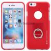 Силиконов калъф / гръб / TPU MERCURY i-Jelly Case  със стойка за Apple iPhone 6 / iPhone 6S - червен