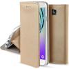 Кожен калъф Magnet Case със стойка за Huawei Mate 10 - златист