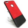 Луксозен гръб за Huawei P10 Lite - черен с червено