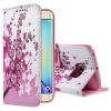 Кожен калъф Flip тефтер Flexi със стойка за Samsung Galaxy S6 Edge G925 - Peach Blossom