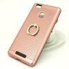 Твърд гръб MOTOMO TPU + PC Hybrid Case със стойка за Huawei P9 Lite - Rose Gold / черен кант