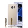 Луксозен силиконов калъф / гръб / TPU за Samsung Galaxy S7 G930 - златист / огледален
