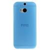 Силиконов калъф / гръб / ТПУ за HTC One M8 - син / мат