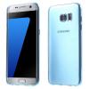 Ултра тънък силиконов калъф / гръб / TPU Ultra Thin за Samsung Galaxy S7 Edge G935 - прозрачен / син