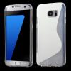 Силиконов калъф / гръб / ТПУ S-Line за Samsung Galaxy S7 Edge G935 - прозрачен