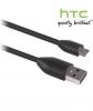Оригинален USB кабел за HTC One A9S - черен