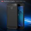 Силиконов калъф / гръб / TPU за Asus Zenfone 4 Selfie ZB553KL - черен / carbon