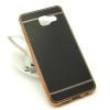 Луксозен силиконов калъф / гръб / TPU за Samsung Galaxy A5 2016 A510 - черен / имитиращ кожа