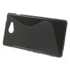 Силиконов калъф / гръб / TPU S-Line за Sony Xperia M2 - черен S-Case