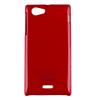 Заден предпазен твърд гръб / капак / SGP за Sony Xperia J ST26i - червен