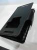 Kожен калъф Flip тефтер S View за HTC One M7 - черен