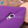 Силиконов калъф / гръб / 3D TPU за Samsung Galaxy S4 Mini I9190 / I9192 / I9195 - целувка / лилав