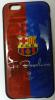 Силиконов калъф / гръб / TPU за Apple iPhone 6 / iPhone 6S - син / FC Barcelona