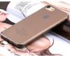 Луксозен ултра тънък силиконов калъф / гръб / TPU TOTU Design / Soft за Apple iPhone 7 Plus - сив / прозрачен