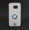 Силиконов калъф / гръб / TPU за Samsung Galaxy S7 Edge G935 - сив карбон / BMW