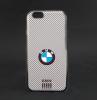 Ултра тънък силиконов калъф / гръб / TPU Ultra Thin за Apple iPhone 5 / iPhone 5S / iPhone SE - сив карбон / BMW