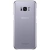 Оригинален гръб Clear Cover EF-QG955CVEGWW за Samsung Galaxy S8 Plus G955 - прозрачен / лилав